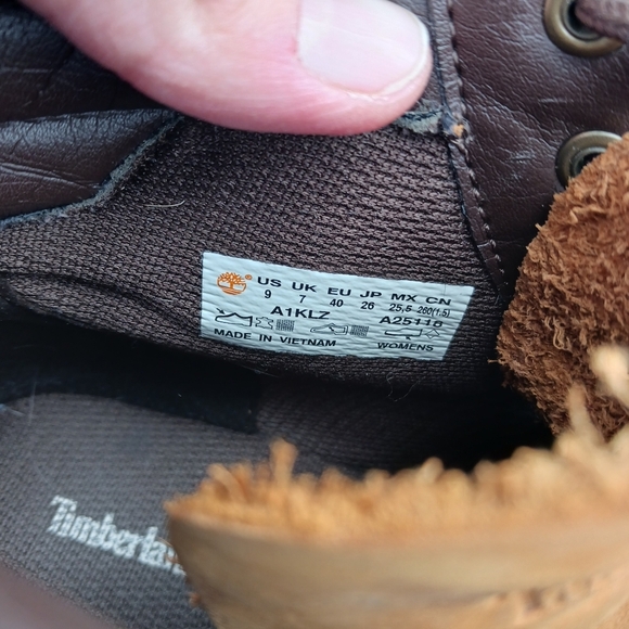 Timberland Dausette Nubuck Lace Up Women's Sneaker Boots Size 9 A1KLZ - Picture 7 of 8